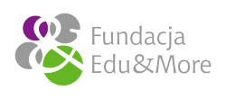 Logo fundacji Edu&More
