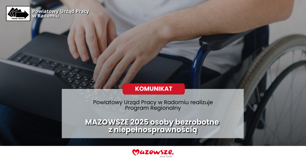 nnk.article.image-alt Program „MAZOWSZE 2025 – Aktywizacja Zawodowa Osób z Niepełnosprawnością”