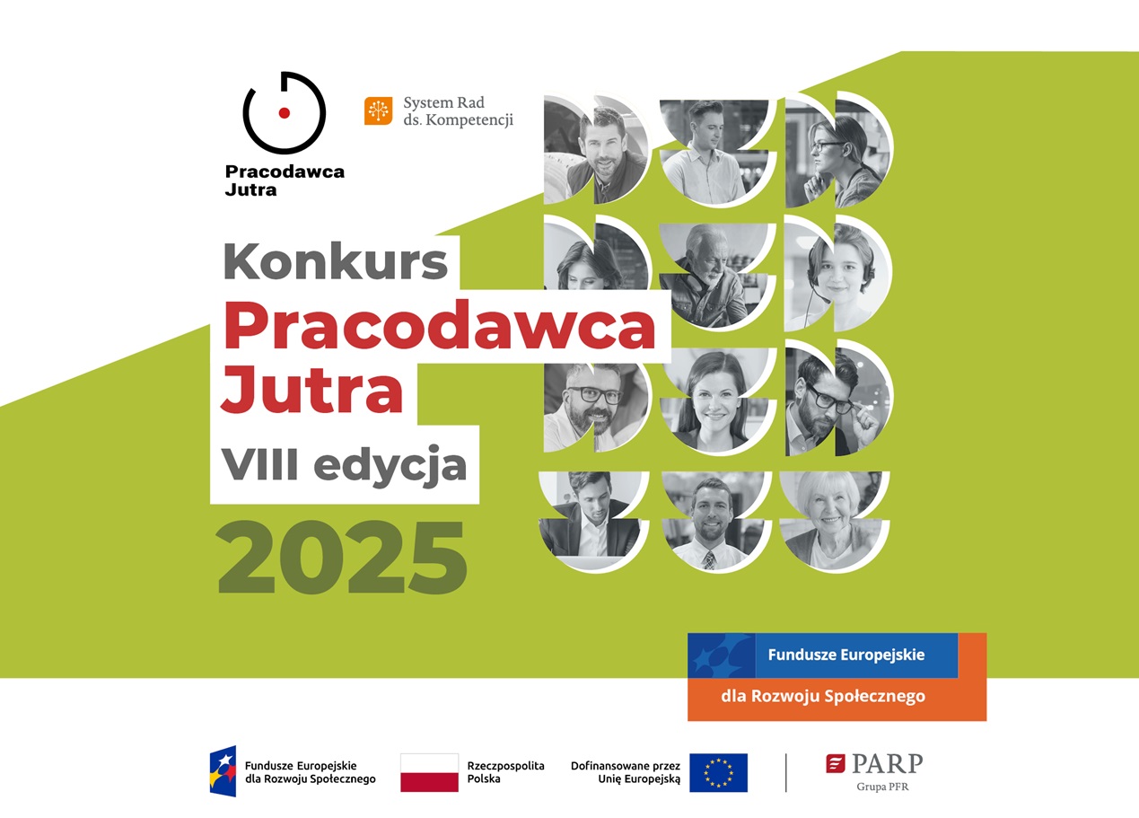 Zdjęcie artykułu Trwa nabór do 8. edycji Konkursu „Pracodawca Jutra” organizowanego przez PARP