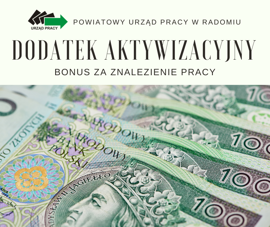 Grafika ozdobna - dodatek aktywizacyjny bonus za znalezienie pracy