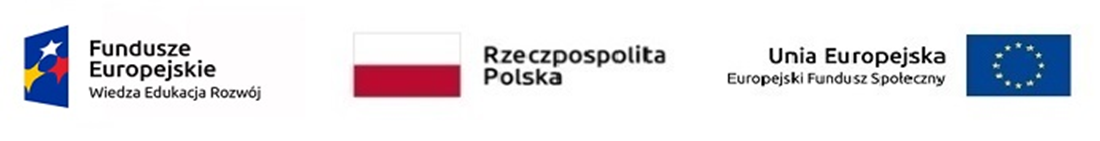 Logo Fundusze Europejskie, Rzeczpospolita Polska, Unia Europejska