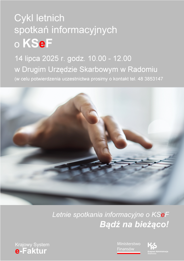 plakat informacyjny